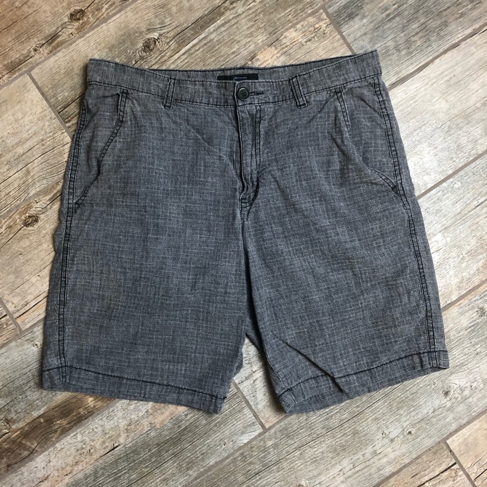 Marc Anthony 33 Slim Fit Flat Front Grey Shorts